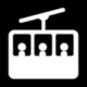 Jungfrau Piste Map: Pictogram Aerial Cableway (Luftseilbahn)