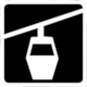 Pictogram Gondola Lift (Kabinenbahn, Bergwelt Hahnenkamm Reutte, 2023)