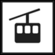 Pictogram Cable Car (Seilbahn) from Ski Arlberg Folder 2025/2026