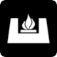 Queensland Government Parks and Forests Maps: Pictogram Fire Ring
