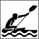 Modley & Myers page 113, Swedish Standard Recreation Symbols (SSRS): Pictogram Canoeing