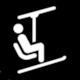 Jungfrau Piste Map: Pictogram Chairlift (Sesselbahn)