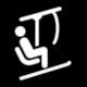 Jungfrau Piste Map: Pictogram Chairlift (Sesselbahn)