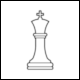 Chess Piece King, White from omgsymbol.com