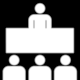 Pictogram No 41: Conferences and Conventions (Congresos y convenciones). Argentina Sealtica Turstica Nacional 2006, by Cnovas Eduardo