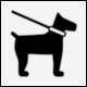 Adrien Coquet: Pictogram No 1311422: Dog, Leash (Noun Project)