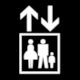 Heathrow Airport Terminal Maps: Pictogram Lift