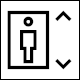 SBB digital applications, Icon: Lift (Small, 24 x 24)