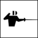 Abdullah & Hbner page 69, Summer Olympics Tokyo 1964: Pictogram Fencing