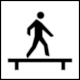Spanish pictogram from Aragn: No 126 - Footbridge