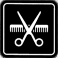 Symbol Signs page 88: NRR Pictogram Barber Shop