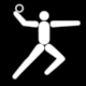 Abdullah & H�bner page 77, Summer Olympics Los Angeles 1984: Pictogram Handball
