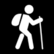 Tourismusverband Naturparkregion Reutte, Pictogram Hiking Route (Wanderroute)