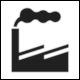 Italian Traffic Sign FIGURA II 192 ART. 125: Industry (Industria)
