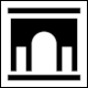 Pictogramas Universales de Madrid, Pictogram No 24: Monument (Monumento) designed by Avanti, Barcelona