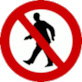 Pictogram No Entry