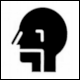 Pictogram No 29: Throat, Nose, Ears; Westeinde Hospital by Studio Dunmbar