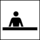 Klinik Floridsdorf - Wiener Gesundheitsverbund; Pictogram: Check-in/Admissions (Aufnahme)