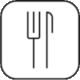Acropolis Museum Map Leaflet: Pictogram Restaurant