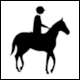 Pictogram from Road Sign: Horse Riders (Australia)