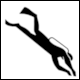 Modley & Myers page 114, Swedish Standard Recreation Symbols (SSRS): Pictogram Scuba Diving