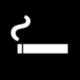 Airport Berlin Brandenburg (2024): Pictogram Smoking Area (Raucherbereich)