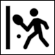 Icon No 483971: Squash Player by Creative Stall (The Noun Project)