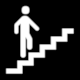 San Francisco International Airport (SFO), Pictogram: Stairs