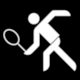 Pictogram No 139: Tennis (Tenis). Argentina Sealtica Turstica Nacional 2006, by Cnovas Eduardo