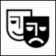 Traffic Sign Symbol No 10501: Theater (Slovenia 2015)