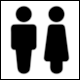 Pictogram WC (Veste Oberhaus, Passau, Germany)