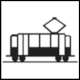 Pictogram for Tram (Tranva) from Spain