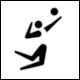 Summer Olympics Tokyo 2021: Pictogram Volleyball