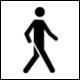 Pictogram of Traffic Control Device D-270-2-G: Crosswalk Ahead