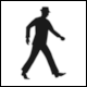 Detail from Road Sign 14b: No Pedestrians (Austria, Verbot f�r Fu�g�nger)