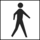 Road Sign Detail from C16: No access for pedestrians
