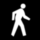 Hora page 35: MUTCD Road Sign Pedestrians Permitted