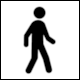 Detail from Road Sign: Pedestrians (Finland)