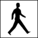 Modley & Myers page 112, Sign Detail: Pictogram Pedestrians