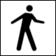 Detail from Road Sign: A-32a � Pedestrian Traffic (Tr�nsito de pedestres)