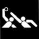Abdullah & H�bner page 77, Summer Olympics Los Angeles 1984: Pictogram Water Polo