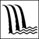 SIS Pictogram for Waterfall