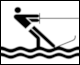 SWISSTRAFFIC Pictogram No 8-44: Waterskiing