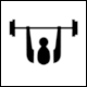 Abdullah & H�bner page 69, Summer Olympics Tokyo 1964: Pictogram Weightlifting