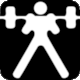 Abdullah & H�bner page 74, Summer Olympics Moscow 1980: Pictogram Weightlifting