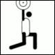 Abdullah & H�bner page 79, Summer Olympics Seoul 1988: Pictogram Weightlifting
