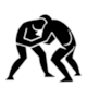Modley & Myers page 112, Swedish Standard Recreation Symbols (SSRS): Pictogram Wrestling