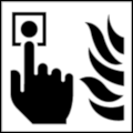 Tern Pictogram TS0811 Fire alarm call point