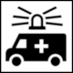 Tern Pictogram No TS3032 TS3033: Ambulance (Rettung)